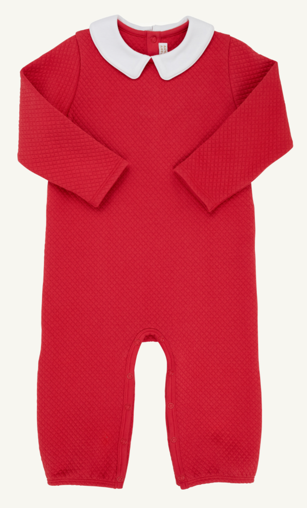 Porter's Playsuit (Quilted) - Richmond Red