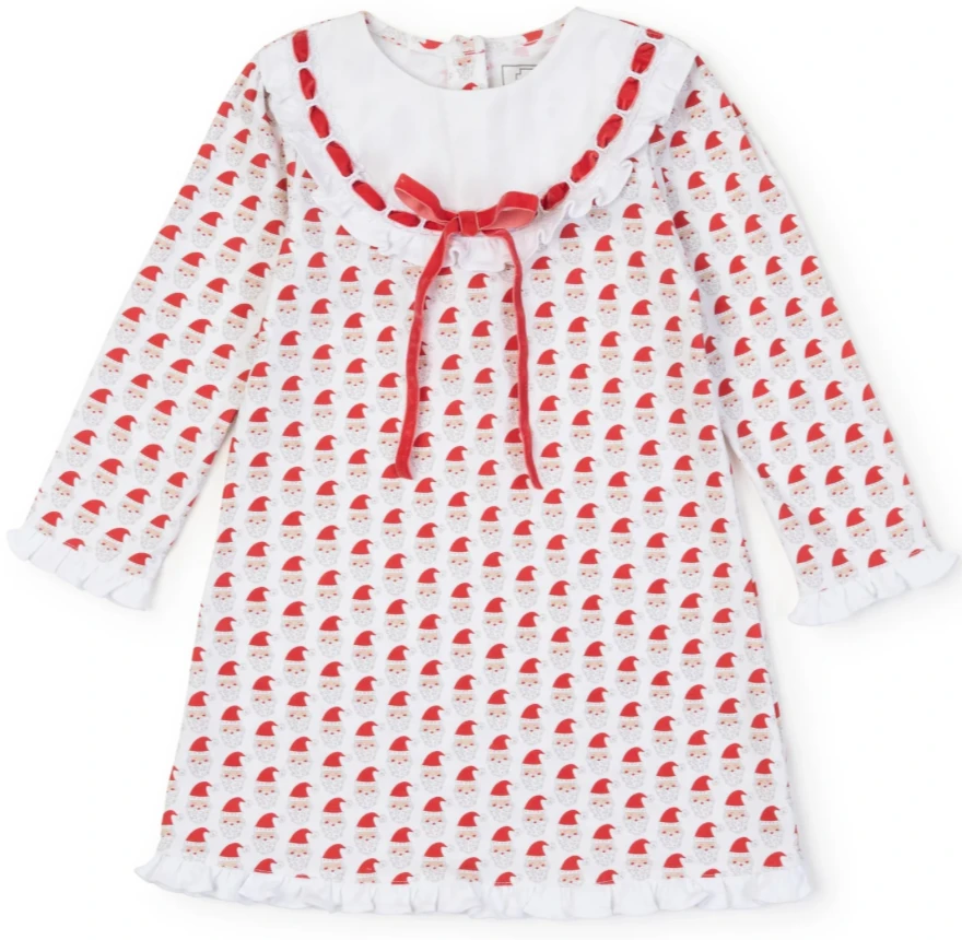 Emersyn Girls' Dress - Whimsical Santa