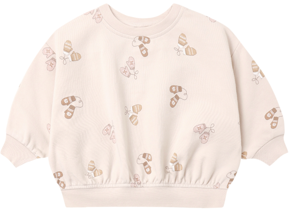 Relaxed Fleece Sweatshirt - Mittens