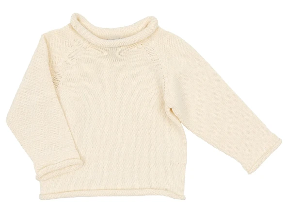 Essentials Knits Ivory Raglan Sweater