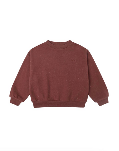 Relaxed Sweatshirt - Burgundy
