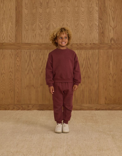 Relaxed Sweatshirt - Burgundy