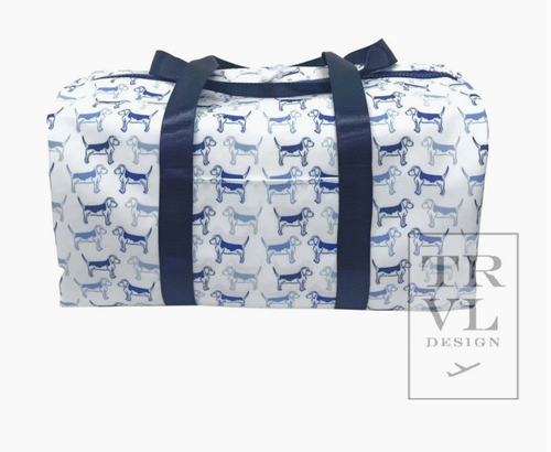 Duffel - Puppy Love Blue Weekender Bag 