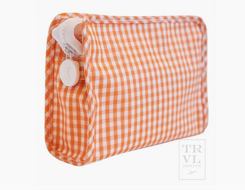 Roadie Small - Gingham Orange