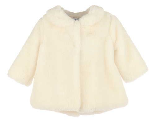 Cozy Fuzzy Long Coat - Ivory