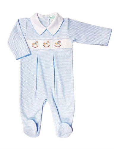 Rocking Horse Pima Footie