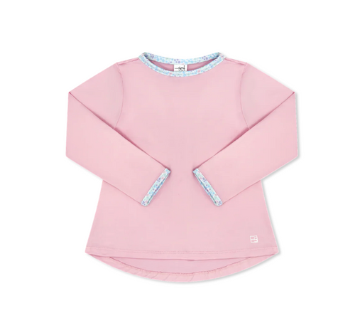 Taylor Long Sleeve - Cotton Candy Pink, Frosted Floral