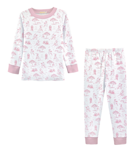 Barking Bliss Pink Pajama Set