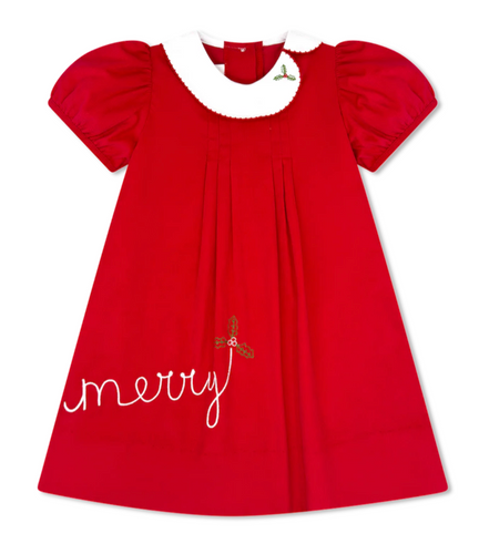 Eloise Dress - High Point Red Corduroy