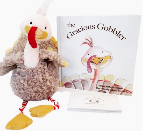 Gracious Gobbler Bundle: Book, Plush, and Cards
