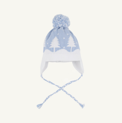 Parrish Pom Pom Hat - Beale Street Blue
