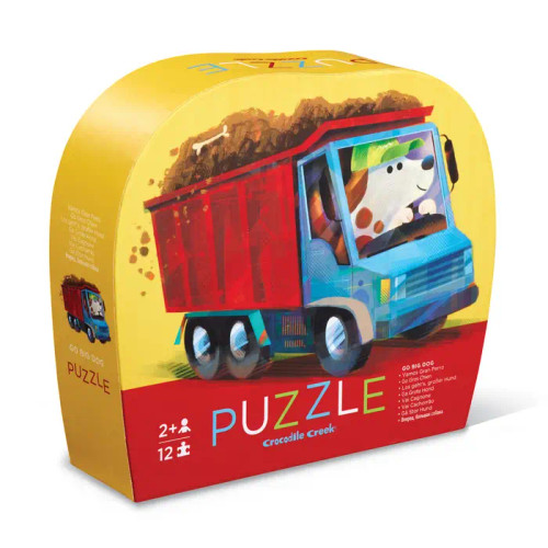 12 Piece Mini Puzzle - Go Big Dog