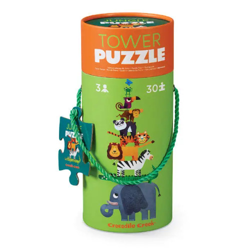 30 Piece Tower Puzzle - Jungle
