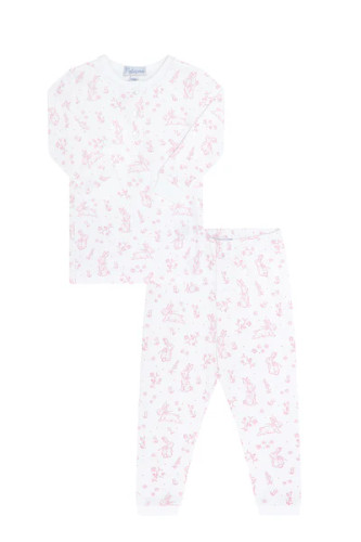 Pink Bunny Toile Pajamas