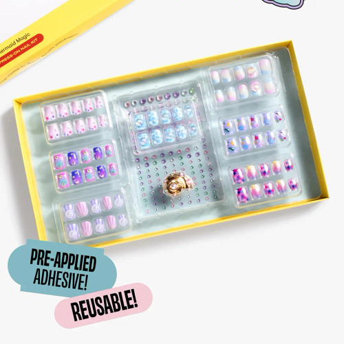 Mermaid Press On Nails