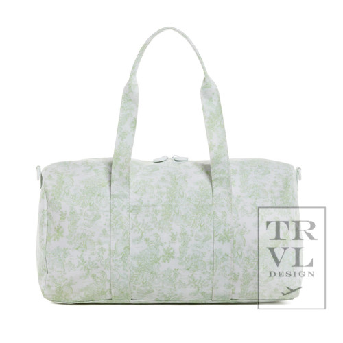 Weekender - Bunny Toile Green Duffel Bag