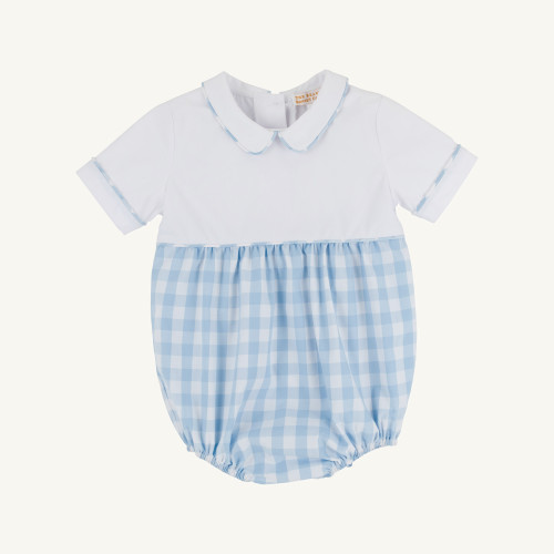 Bradford Bubble - Worth Ave White/Barrington Blue Check