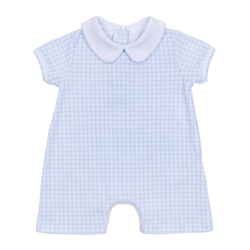 Peek-A-Boo Wishes Light Blue Collared Playsuit