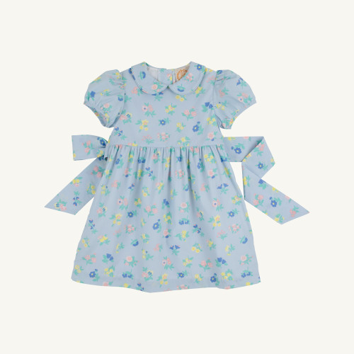 Cindy Lou Sash Dress Broadcloth - Little London Flowers
