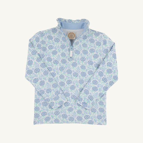 Canter Collar Half Zip - Handful of Hydrangeas/Beale Street Blue