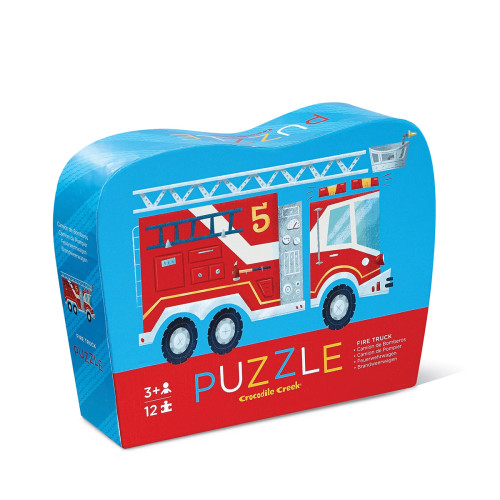 12 Piece Mini Puzzle - Fire Truck