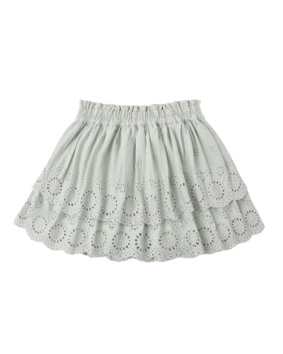 Rose Mini Skirt - Seafoam