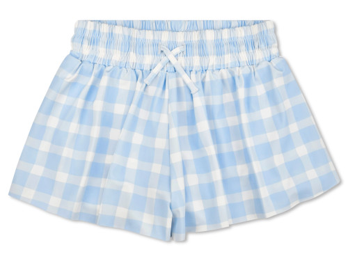 Blue Gingham Butterfly Shorts
