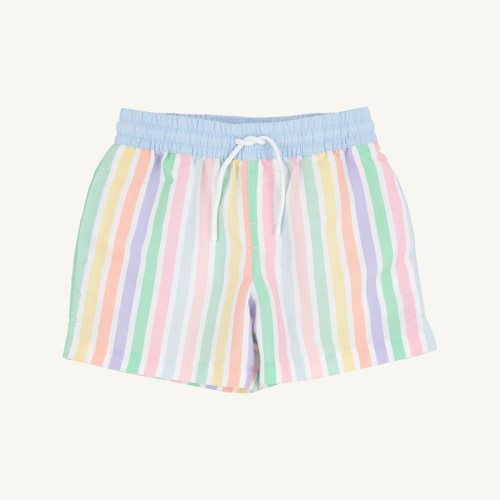 Tortola Swim Trunks - Southampton Stripe/Worth Ave White
