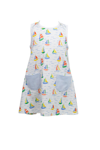 *PREORDER* Sleeveless Dress - Yacht