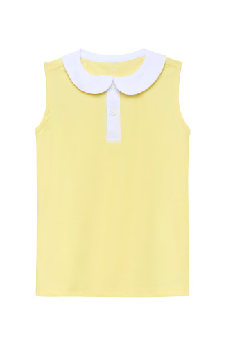 Lemon/White Girly Girl Tank