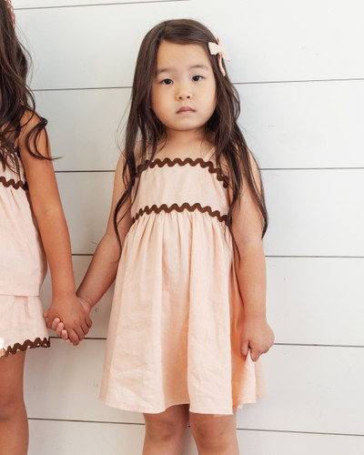Ric Rac Dress - Blush