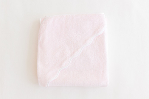 Hooded Towel - Pink Terry