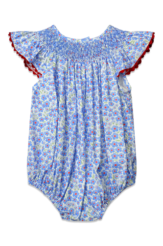 Millie Bubble - Red White and Bloom Floral