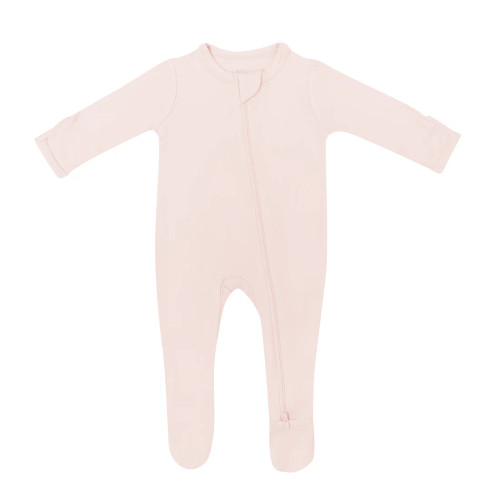 Zippered Footie - Blush