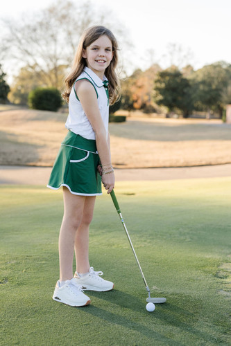 Gabby Tank - Pure Coconut, Augusta Green