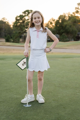 Zoe Scallop Skort - Pure Coconut