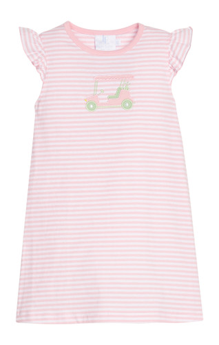 Applique Tilly Dress - Golf Cart