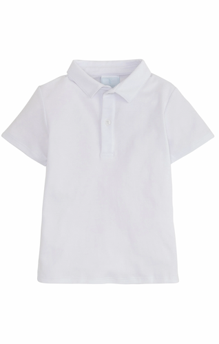 Short Sleeve Polo - White