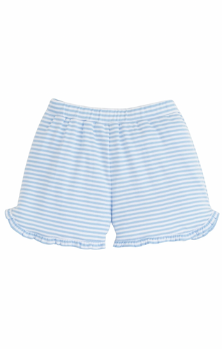 Tulip Knit Short - Light Blue Stripe