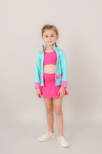 Zoe Scallop Skort - Power Pink