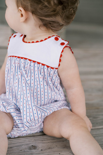Charming Bubble - All American Red Ric Rac
