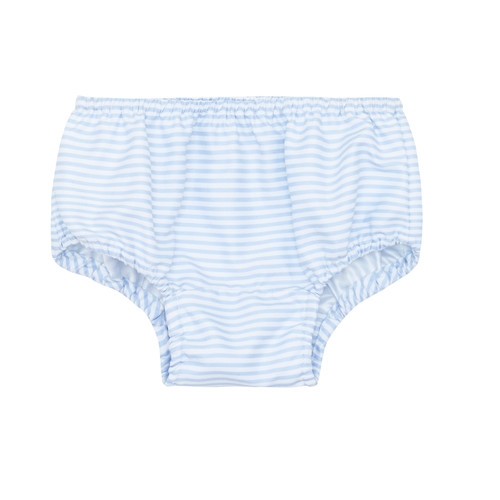 Powder Blue Stripe Diaper Cover