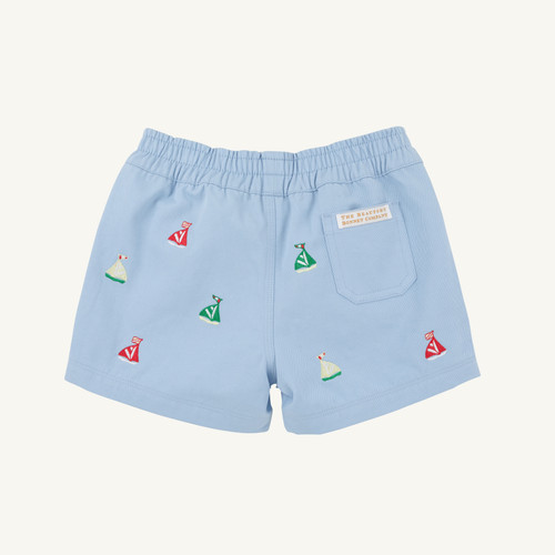 Critter Sheffield Shorts - Beale Street Blue/Sailboats
