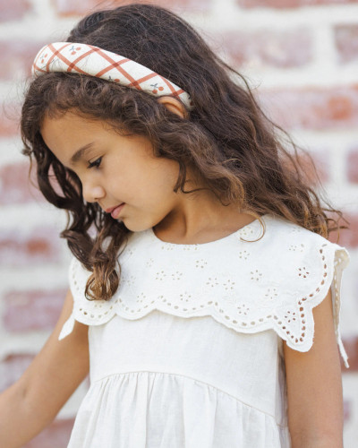 Padded Headband - Cherry Check