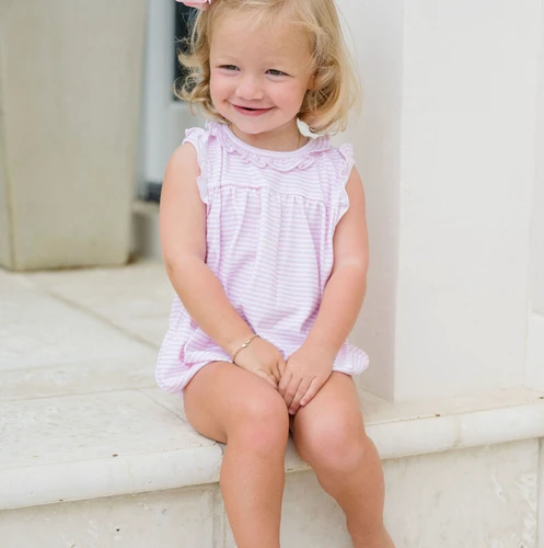 Rosie Bubble - Light Pink Stripe