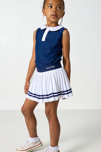 The Girls League White Skort