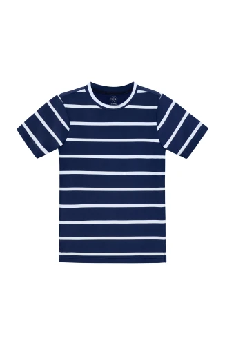 Navy/White Ballpark Stripe Practice Shirt