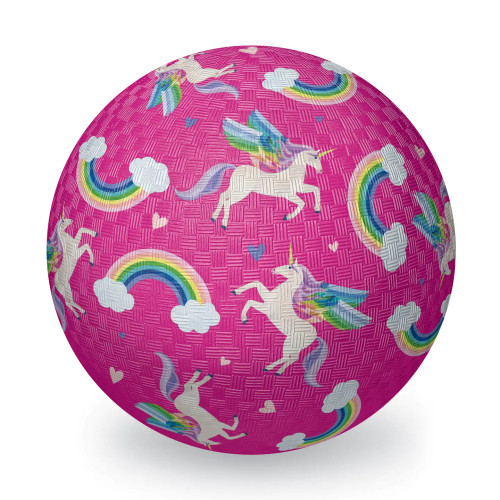 7" Playground Ball - Unicorn Rainbow