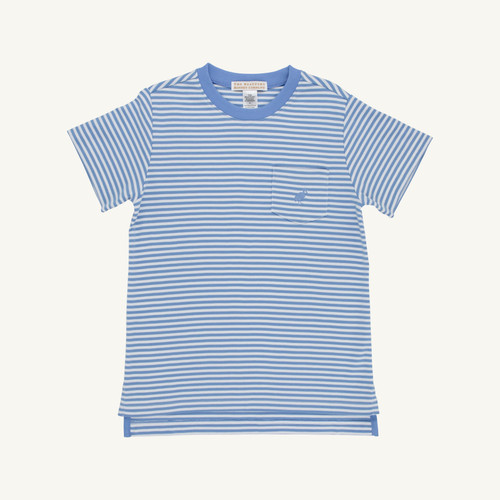 Carter Crewneck - Sunrise Blvd Blue Stripe/Sunrise Blvd Blue