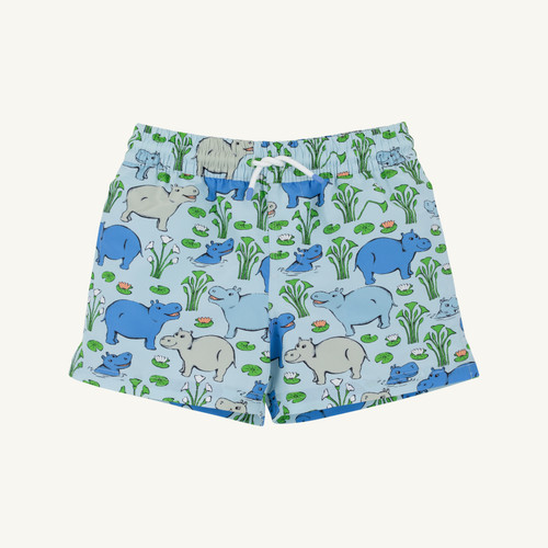 Tortola Swim Trunks - Bal Harbour Hippo (Beale Street Blue)